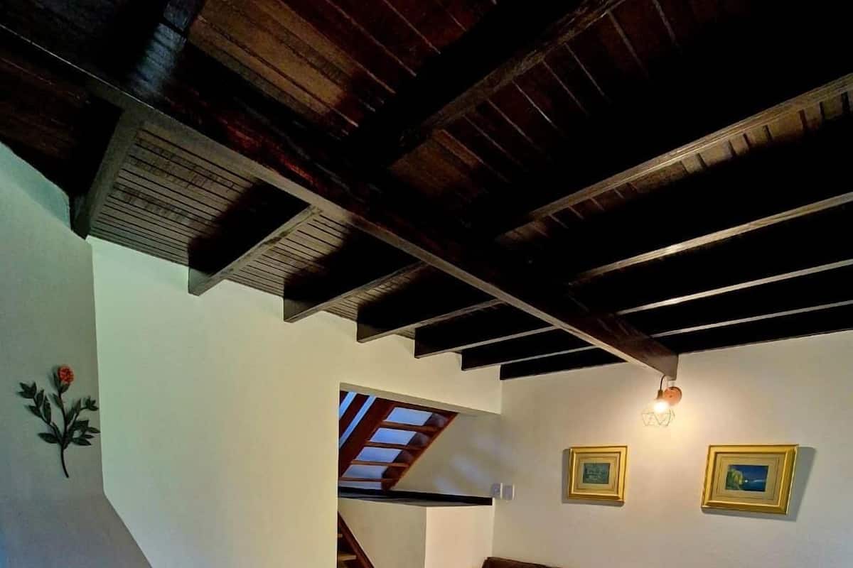 Chalet, Balcony, Garden View | Living area