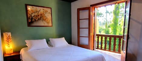 Chalet, Balcony, Garden View | Television