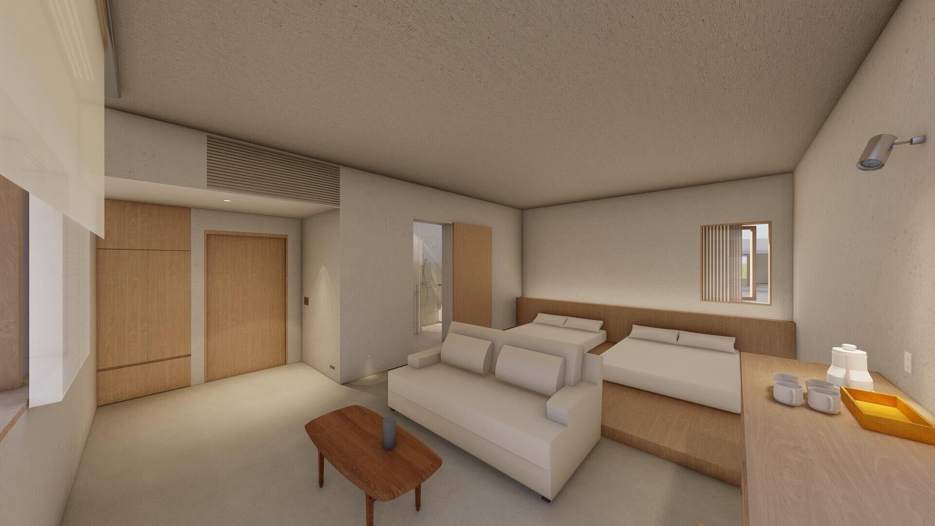 Superior Triple Room, Multiple Beds, Microwave, Mountain View | In-room safe, desk, laptop workspace, blackout drapes