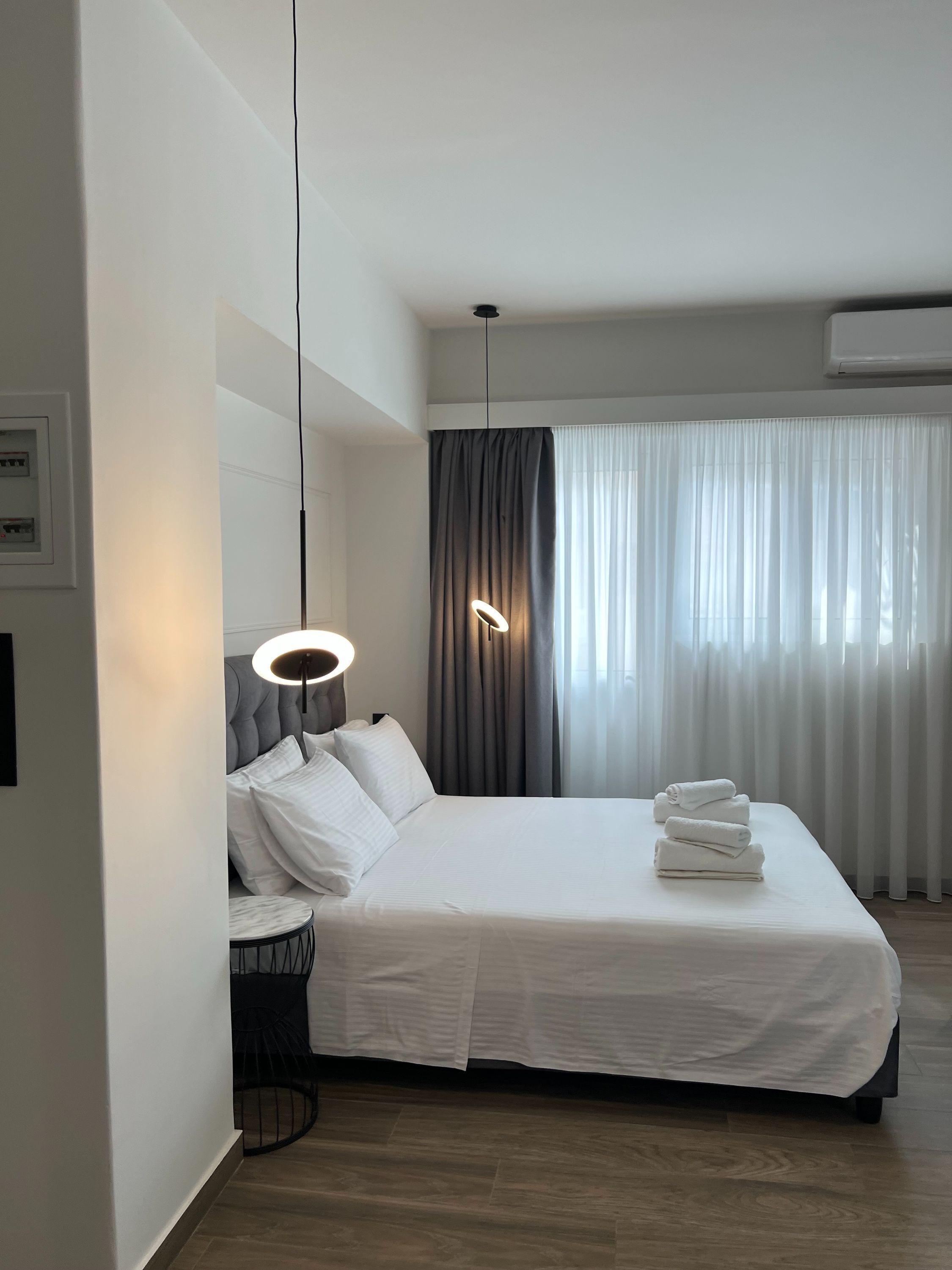 Desk, iron/ironing board, travel cot, free WiFi