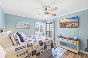 2 bedrooms, iron/ironing board, free WiFi, bed sheets - Shore Break Retreat Steps from Beach & Pool (Myrtle Beach)