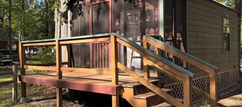 Spacious Deluxe Cabin Near Okefenokee, Stars, Fire Pit, Family Ready