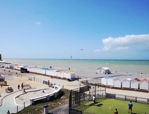 On the beach - La Maison Angèle. (Criel-sur-Mer)