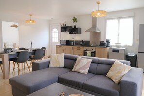 Living area - La Maison Angèle. (Criel-sur-Mer)