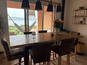 Dining - Casa a noi with sea view (Saint-Florent)