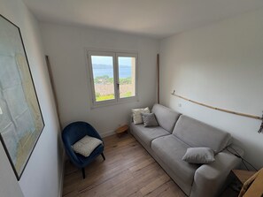 Living area - Casa a noi with sea view (Saint-Florent)