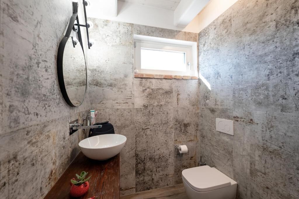 Double Room, Patio, Hill View | Bathroom