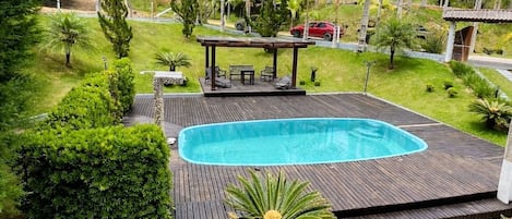 ChaumiĂšre Prestige, accĂšs Ă la piscine | Piscine