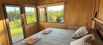Design house in the forest. Laguna del Trebol Reserve Zone