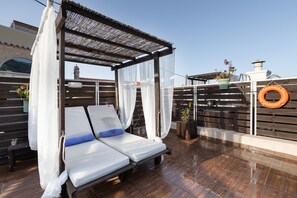 Terrace/patio - Apartment 'Boho' with Mountain View, Wi-Fi and Air Conditioning (Chania)