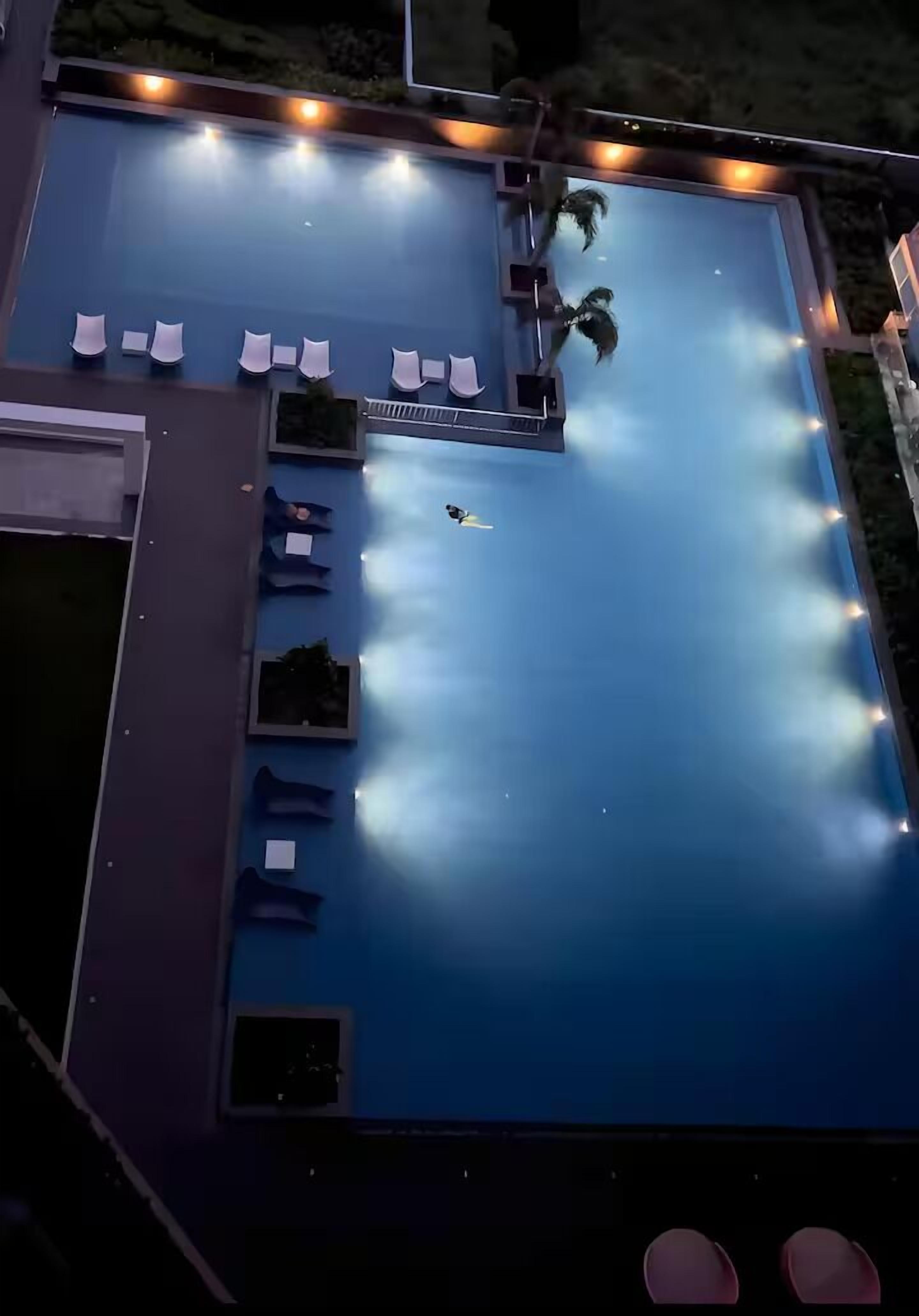 Rooftop pool