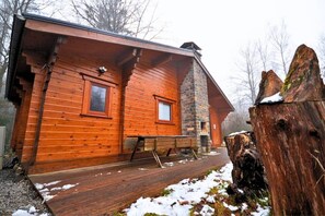 Chalet | Exterior - Ardennes Chalet With Balcony, Sauna (Viroinval)