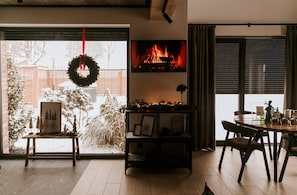 House | Living room - Holiday Home, Bedroom With Bathtub, Jacuzzi (Koscierzyna)