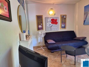 Living area - VILLA CLEMENTINE 3 BEDROOMS - SWIMMING POOL - AIR CONDITIONING (Lecci)