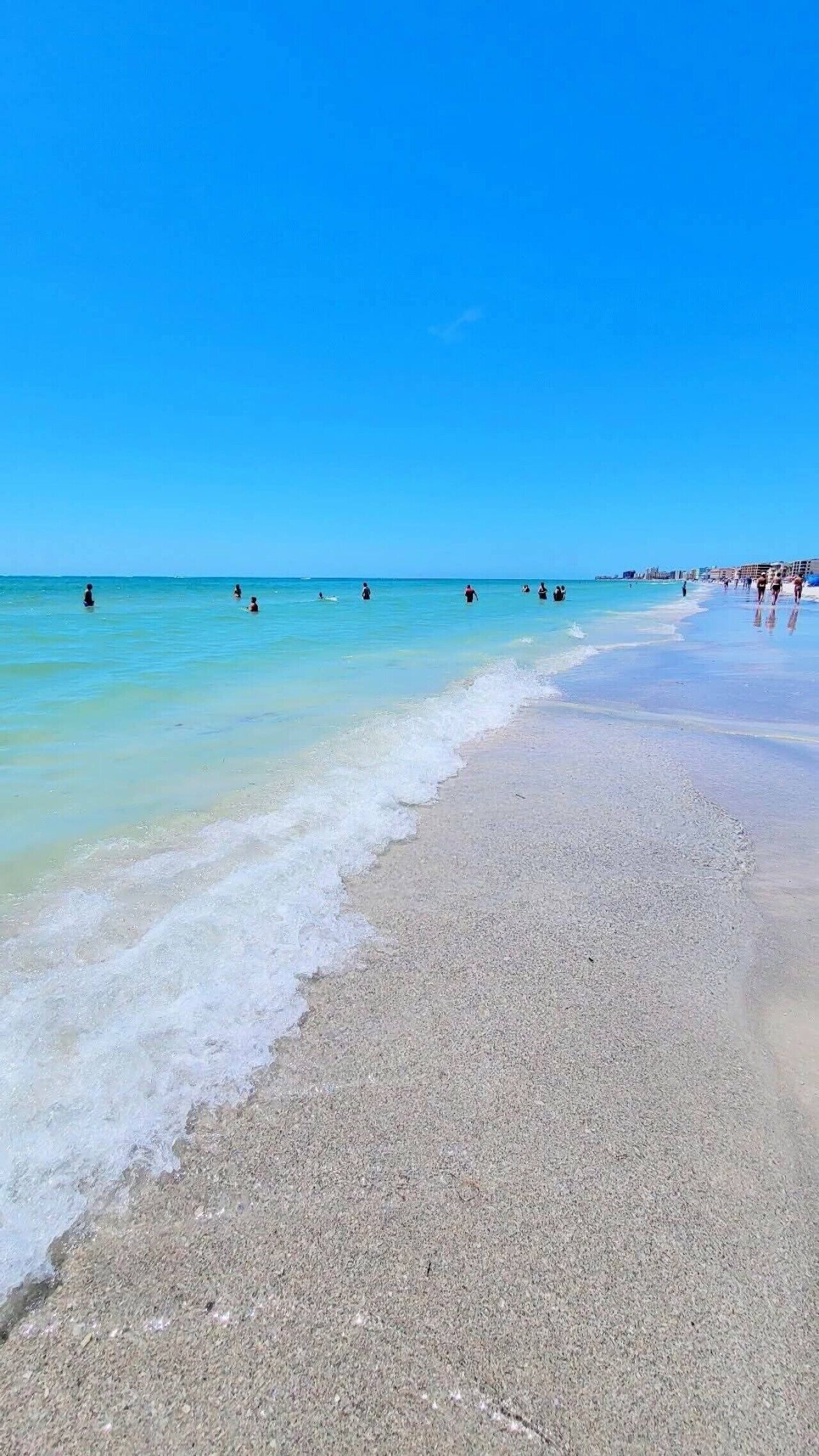 Vlak bij het strand