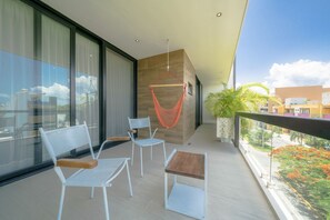Terrace/patio - 2 Bedroom Condo - Rooftop Pool Opal405 (Playa del Carmen)