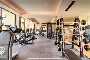 Fitness facility - Luxurious Large PH with ProGym&Beach Club Shuttle (Tulum)