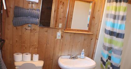AC3 Cozy 1-bedroom cabin in peaceful Chassell with AC