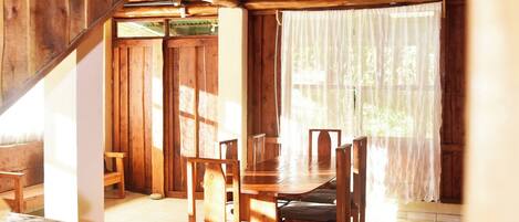 Chalet, 3 Bedrooms, Smoking, Balcony | Dining