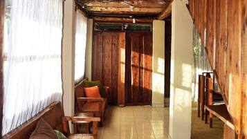 Chalet, 3 camere da letto, fumatori, balcone | Soggiorno