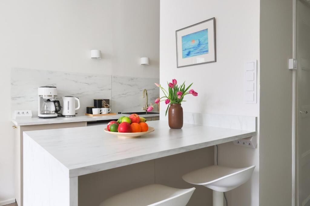 Standard Apartment, Courtyard View | Private kitchen