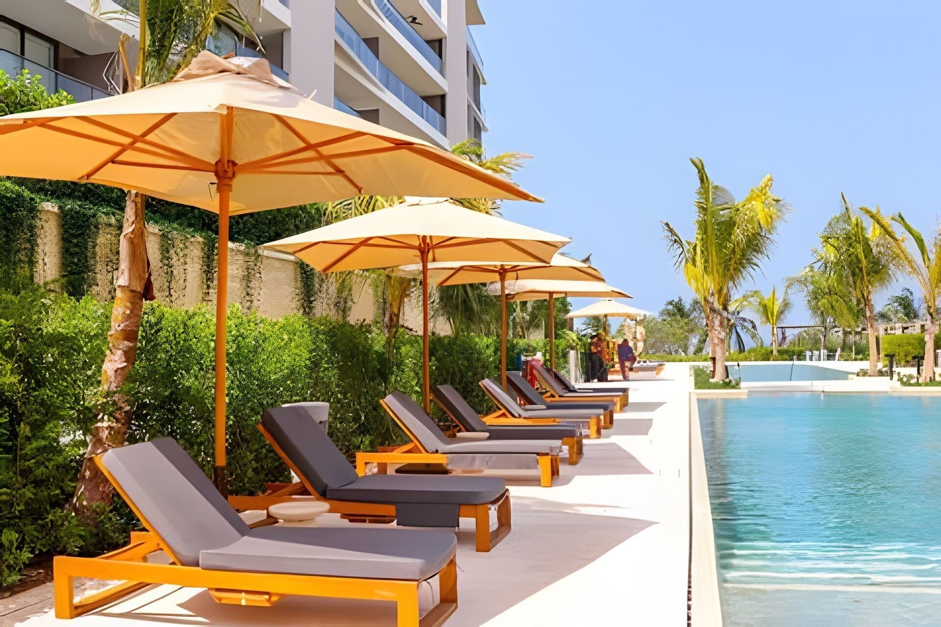 Familienapartment, Balkon, Poolblick | Pool