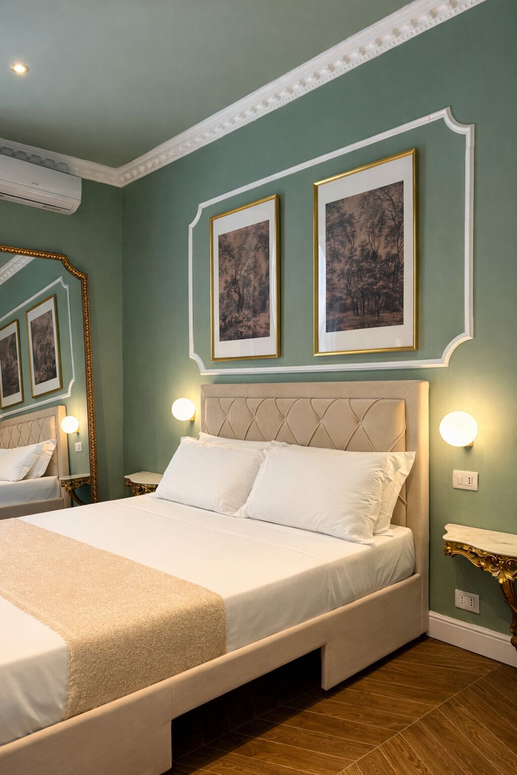 Phòng đôi Deluxe, ban công, quang cảnh sân vườn