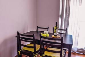 Apartment, 1 Bedroom, Smoking, Balcony | Dining room - Marli Beach Apartments Jesenice Marli 1 (Dugi Rat)
