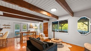 Cabin, ban công, quang cảnh núi | Khu phòng khách
