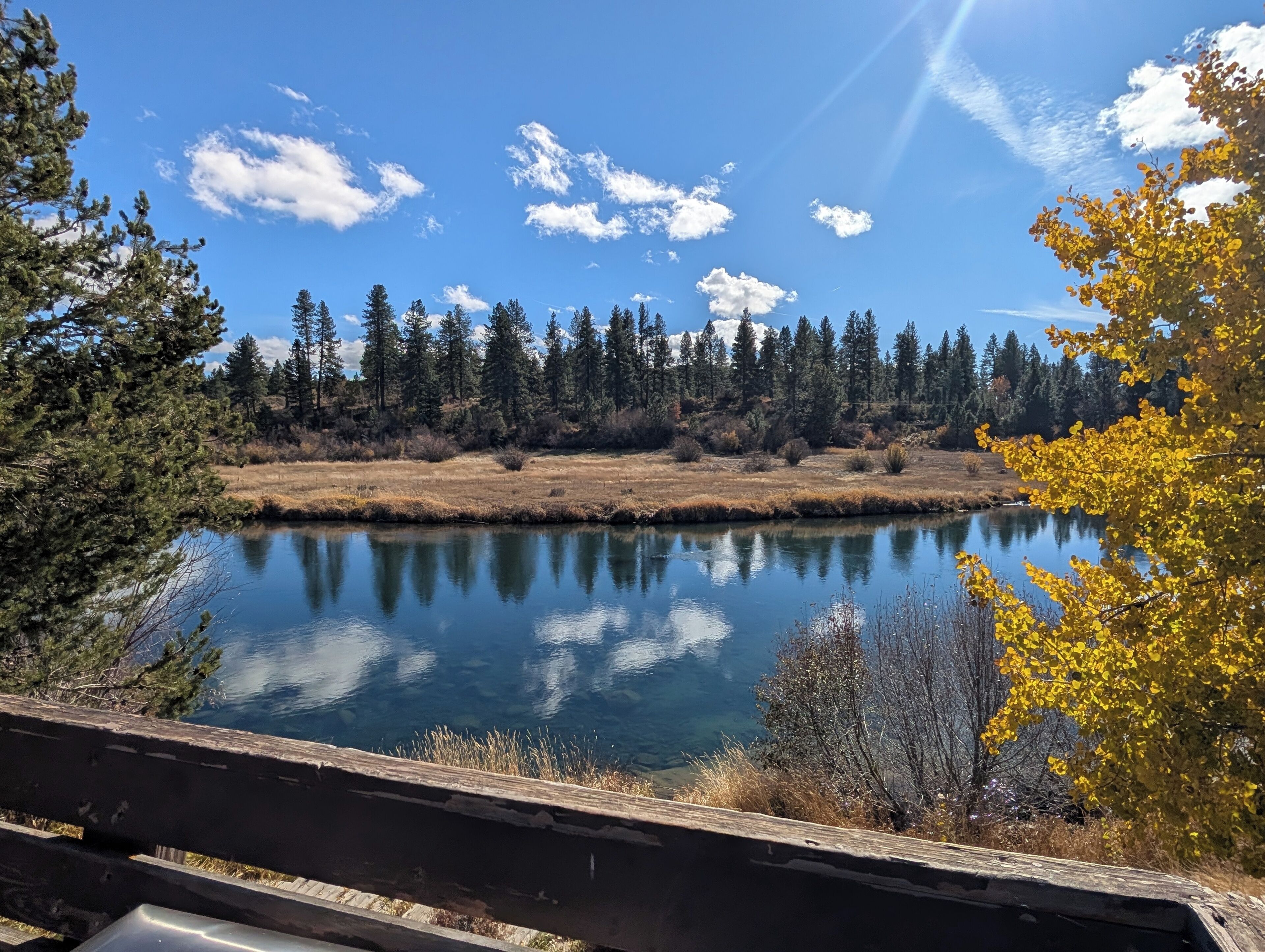 Blick von der Unterkunft