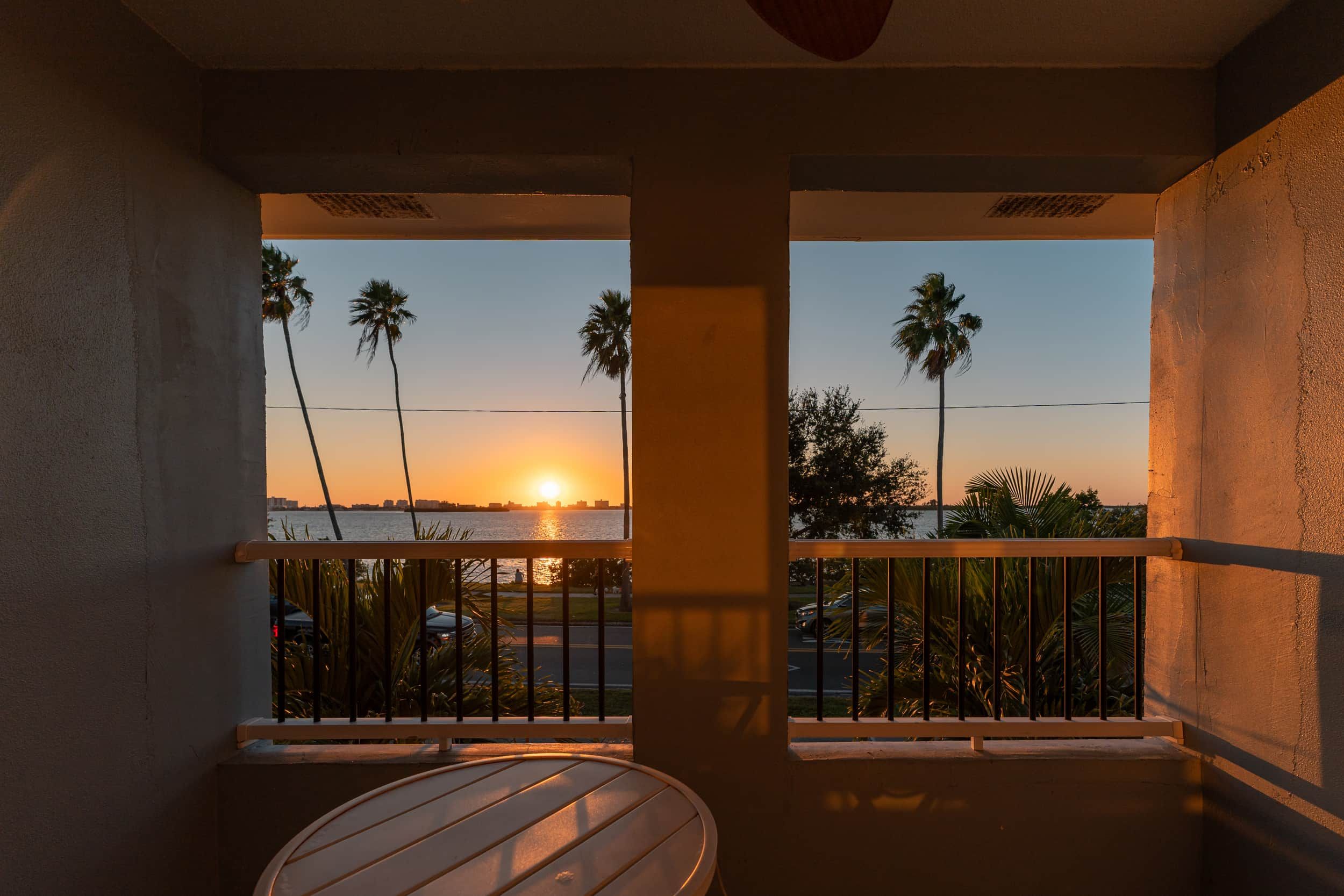 Private balcony views