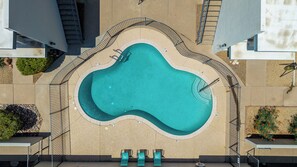 Outdoor pool - Pet-Friendly 1st-Floor Scottsdale Condo with Pool Near Old Town, Golf and Dining (Scottsdale)