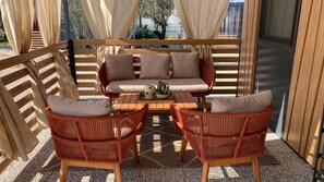 Terrace/patio - Dovolenka Sukošan, útulný mobilný dom pre 5 dospelých alebo 4 dospelý a 2 deti (Sukošan)