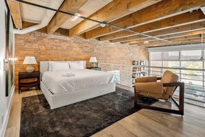 Desk, iron/ironing board, WiFi, bed sheets - Luxury 2BD Loft | Next to Ball Arena | 30+Day (Denver)