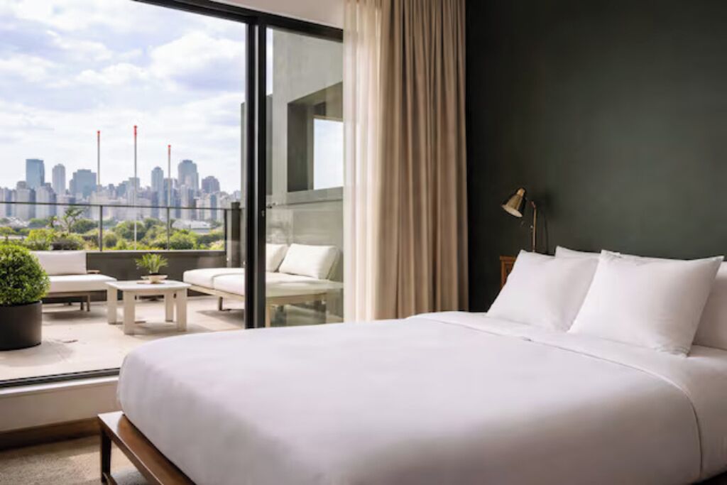 Bedroom. Interior and views may vary based on location and availability.