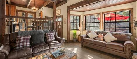 Basic House, Balcony, Mountain View | Living area