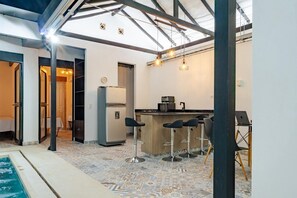 Interior - Villa in historic center with private pool for 9 people (Santa Fé de Antioquia)
