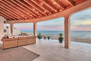 Terrace/patio - One of a Kind Beachfront Home Estrella del Mar (Puerto Peñasco)