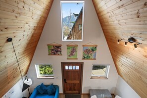 Cabaña de lujo, baño privado, vista al jardín | Interior