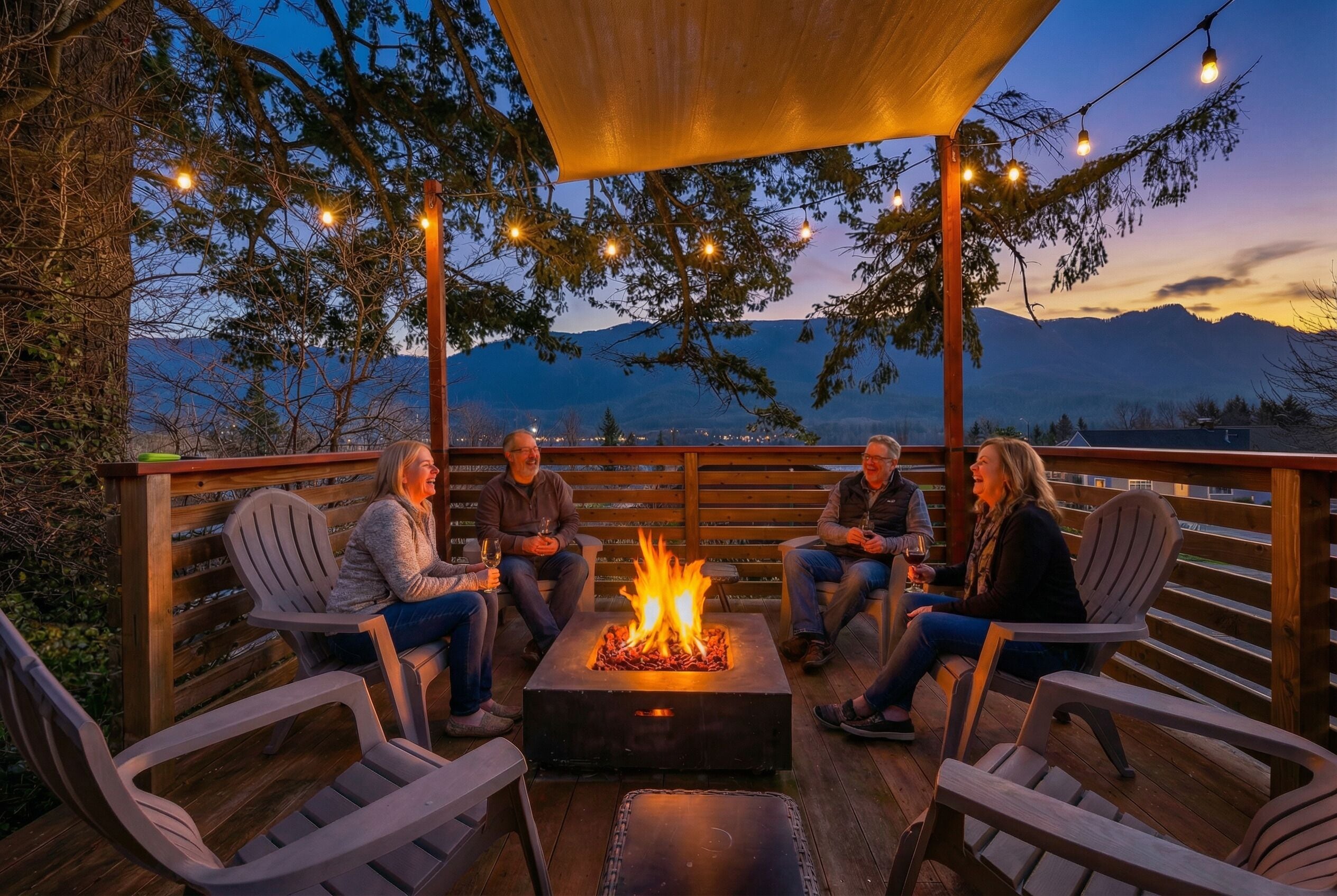 Luxury Cabin, Private Outdoor Soaking Tub | Property grounds