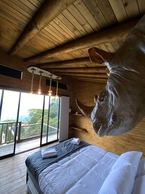 Room - 3 cabins, 6 bedrooms, 6 bathrooms, 3 swimming pools, panoramic view in Nocaima, Colombia. (Nocaima)