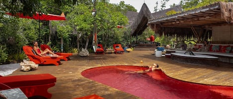 Deluxe House, Garden View | Pool | Outdoor pool, pool umbrellas, pool loungers