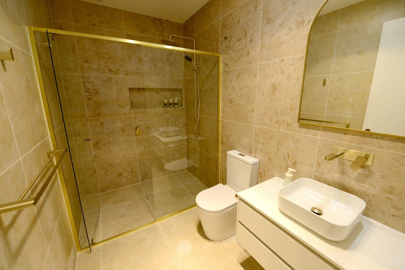 Shower, hair dryer