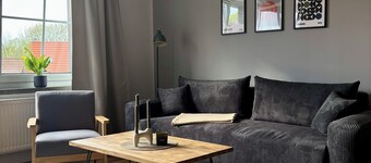 Stilvolle Ferienwohnung mit Homeoffice & Spa-Bad.