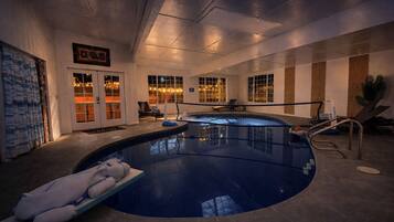Indoor pool, a heated pool