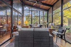Cottage, Multiple Beds, Fireplace, Garden View (CHESAPEAKE STREET 120) | Living area - Chesapeake Street 120 (Rehoboth Beach)