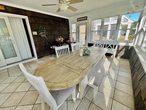 House, Multiple Beds, Patio, Garden View (SCARBOROUGH AVENUE 309) | Outdoor dining - Scarborough Avenue 309 (Rehoboth Beach)