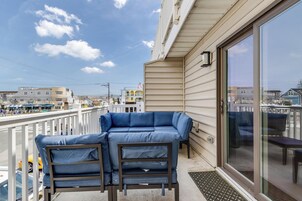 Condo, Multiple Beds, Kitchen, City View (OCEAN WINDS 5) | Terrace/patio