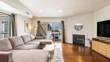 Leilighet, flere senger, kjøkken, byutsikt (OCEAN WINDS 5) | Oppholdsområde