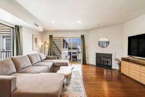 Condo, Multiple Beds, Kitchen, City View (OCEAN WINDS 5) | Living area - Ocean Winds 5 (Dewey Beach)